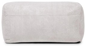 Krémszínű kordbársony babzsákfotel Plus 100 Lounge – SLOWDOWN