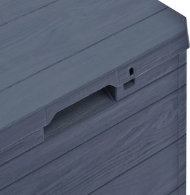 Antracitszürke Kerti Tárolóláda 90 L