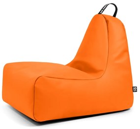 Narancssárga bőrutánzat babzsákfotel Chill XL – So Soft?
