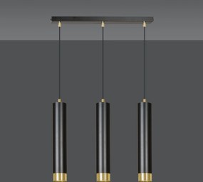Emibig modern függeszték kibo fekete arany emi644/3