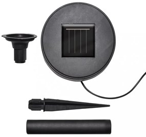 6 db LED kerti gömblámpa cövekkel és napelemmel