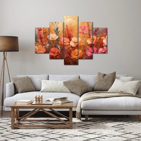 Kép - Virágos rét, festmény (150x105 cm)