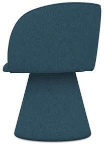 Kék kárpitozott étkezőfotel Maia – Makamii