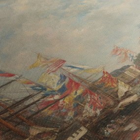Kép - Eugène Boudin, Festival in the Harbor of Honfleur, reprodukciók (150x105 cm)