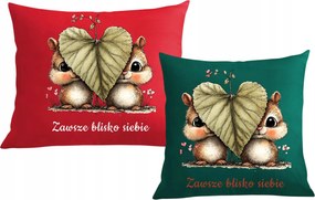 Párnák párnahuzat Valentin napra Mókus pároknak Mindig közel egymáshoz