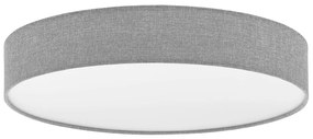 Szürke LED mennyezeti lámpa textil búrával ROMAO – EGLO