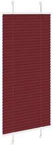 pliszírozott redőny Bordeaux piros 65x100 cm szövetszélesség