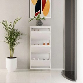 Locking 3 Piece Metal - White