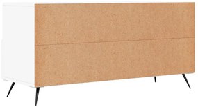 fehér szerelt fa TV-szekrény 102 x 36 x 50 cm