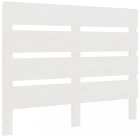 fehér tömör fenyőfa fejtámla 100 x 3 x 80 cm