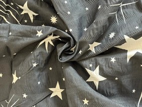 NIGHT SKY BLEND krepp szürke ágyneműhuzat Ágyneműhuzat mérete: 70 x 90 cm | 140 x 200 cm