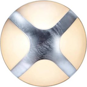 NORDLUX 2118121031 CROSS Modern Kültéri Fali Lámpa Ezüst Horganyzott E14 IP54