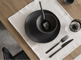 Sötétbarna kerámia tányér ø 26 cm Kumi – Blomus