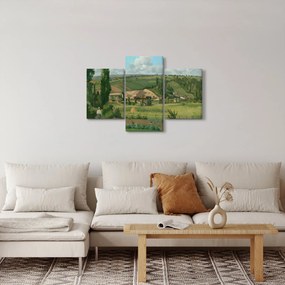 Kép - Camille Pissarro, Landscape at Les Pâtis, Pontoise, reprodukciók (90x60 cm)