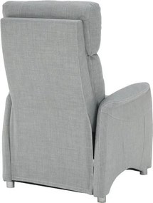 Állítható fotel, szürke szövet, FOREST