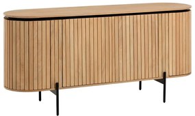 Natúr színű mangófa alacsony komód 170x80 cm Licia – Kave Home
