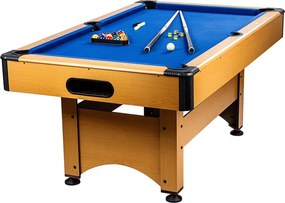 GamesPlanet® Biliárdasztal TRENDLINE Kék 6ft 184 x 108 cm