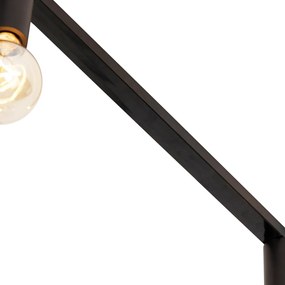 Modern 1 fázisú sínrendszer 5 lámpával, E27 foglalattal, fekete - Jeana