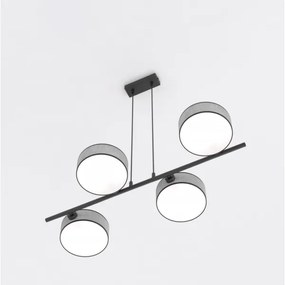 DRUMZ kábeles csillár 4xE14/10W/230V szürke