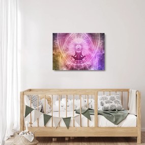 Meditáció képe (üvegen) (70x50 cm)