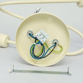 Felületre szerelhető csillár OXFORD 2xE27/15W/230V krémszínű