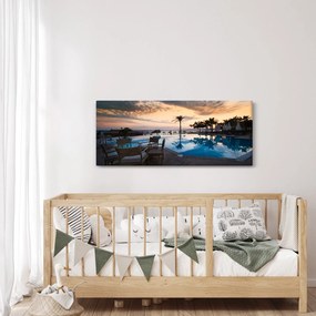 Kép - Üdülőhely a tengerparton (120x50 cm)