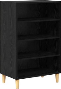 vidaXL Széf Fekete tölgy 57 x 35 x 89.5 cm Faanyag