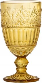 Bloomingville Feyza Borospohár 205 ml 6 db Sárga