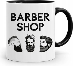 Barber Shop Fekete Fodrász Bögre fényképes nyomtatással