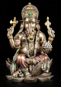 Veronese Ganesha stílusú Figura 19 cm Indiai Mitológia