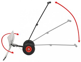 kézi kerekes hótoló 100 x 44 cm