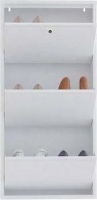 Locking 3 Piece Metal - White