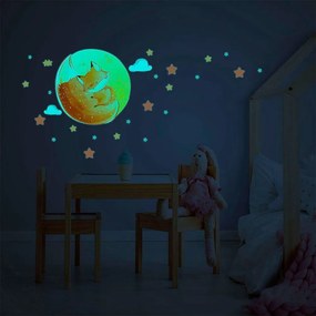 Gyerek falmatrica 30x30 cm Dreamy Fox – Ambiance