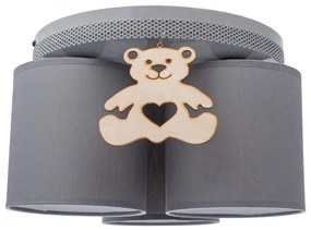 Gyerek mennyezeti lámpa BEAR 3xE27/60W/230V