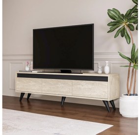 TV asztal/Szekrény Central (Travertin + antracit) . 1102038