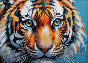 Kép - Tigris látképe, festmény (70x50 cm)
