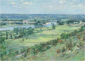 Kép - Theodore Robinson, The Valley of the Seine, From the Hills of Giverny, reprodukciók (70x50 cm)