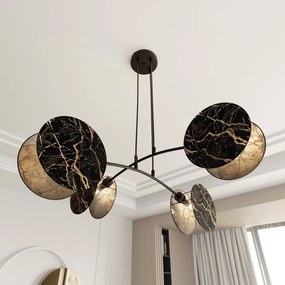 Emibig modern függeszték motif fekete arany emi1327/4