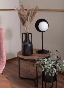 Demeter II dohányzóasztal szett 80cm Dió - Fekete