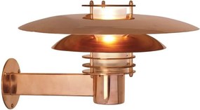 NORDLUX 24381030 PHOENIX Modern Kültéri Fali Lámpa Réz, Szatén E27 IP54