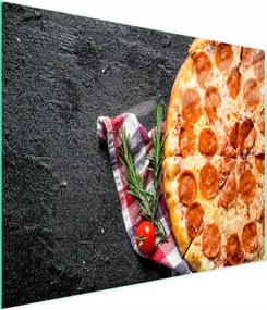 Üveg Vágódeszka 52x30 Pizza Edzett Üveg