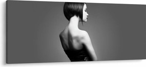 Egy elegáns nő képe (120x50 cm)