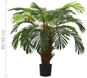 zöld cserepes műcikászpálma 90 cm