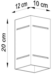 Fali lámpa BLOCCO 1xG9/40W/230V