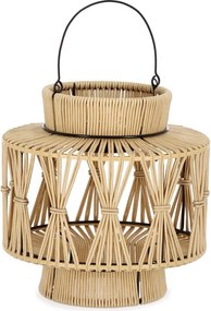 Natúr színű napelemes LED lámpás (magasság 29 cm) Nikhita – Yes Everyday