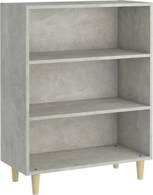 vidaXL betonszürke szerelt fa tálalószekrény 69,5 x 32,5 x 90 cm