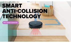 Niceboy ION Charles i6 - Intelligens robotporszívó 2in1 2600 mAh Wi-Fi fekete