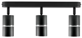 Spotlámpa BAMBOO 3xGU10/10W/230V fekete