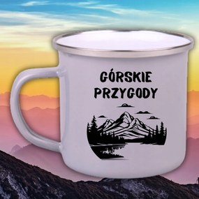 Zománcozott Acél Bögre Vicces Ajándék Hegyi Kalandok