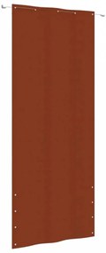 Terrakotta oxford szövet erkélyparaván 100 x 240 cm